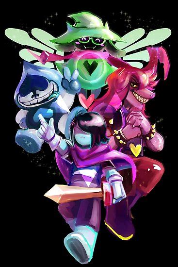 Deltarune Poster By Scumash Redbubble