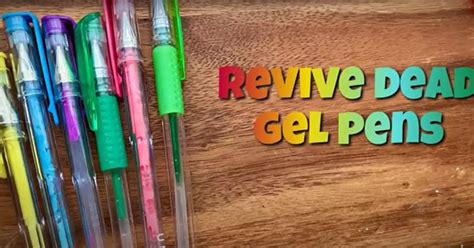 How To Revive A Gel Pen A Complete Guide Writer Sketch