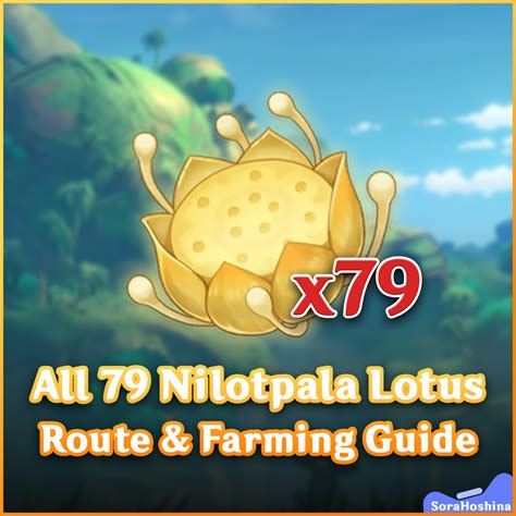 All 79 Nilotpala Lotus Route & Farming Guide | Genshin Impact