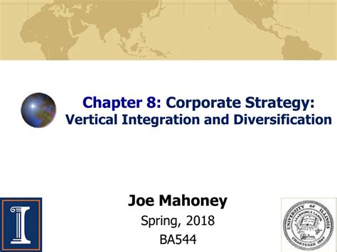 Ppt Chapter Corporate Strategy Vertical Integration And