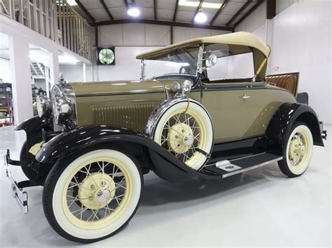 Restored 1930 Ford Model A Deluxe Rumble Seat Roadster For Sale