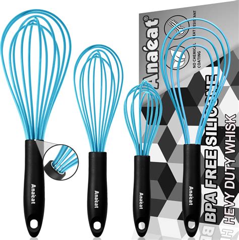 Walfos Flat Whisk11in Flat Whisk And 10in Balloon Whisk