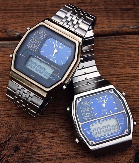 Seiko Alba Analog Digital Watch From The S Vintage Watches Old