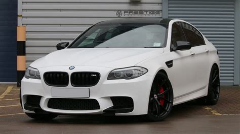 Bmw F10 M5 Fitted With Hre P101 Forged Wheels And Lowered On Handr