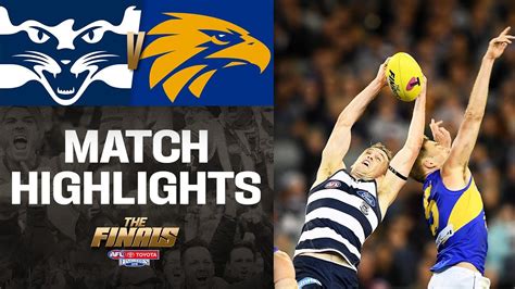 Geelong V West Coast Highlights First Semi Final 2019 Afl Youtube