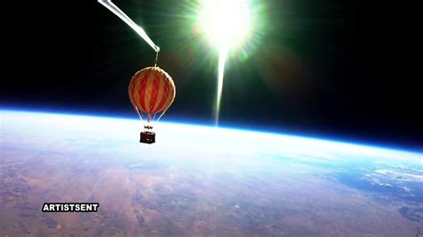 Watch Weather Balloon Soars Through The Stratosphere And Travels Over