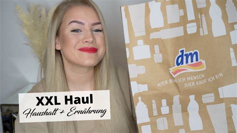 Xxl Dm Haul Februar Haushaltsprodukte Ern Hrung Mich Le