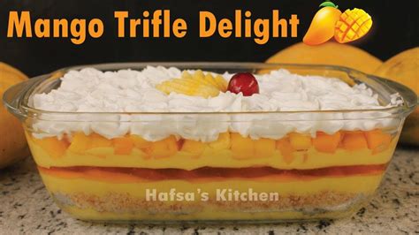 Mango Trifle Delight Recipe Quick And Easy Mango Trifle Delight Dessert Recipes Viva Recipes