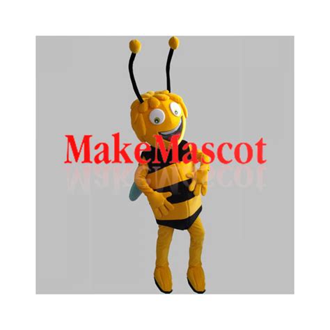 Maya The Bee Mascot Yellow And Black Bee Mascot Costume | Mascot ...