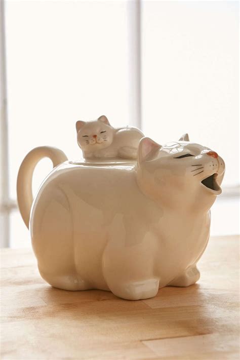 Big Cat Tea Pot Tea Pots Tea Novelty Teapots