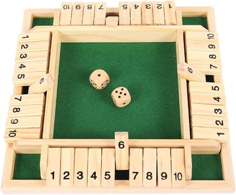 Brettspiel Aus Holz Fajoek Shut The Box Spiel Mit W Rfeln