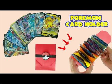 How To Make A Pokemon Card Binder Pokemon Card Holder Youtube