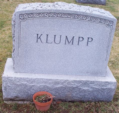 Frank Mathias Klumpp 1868 1956 Find a Grave äreminne