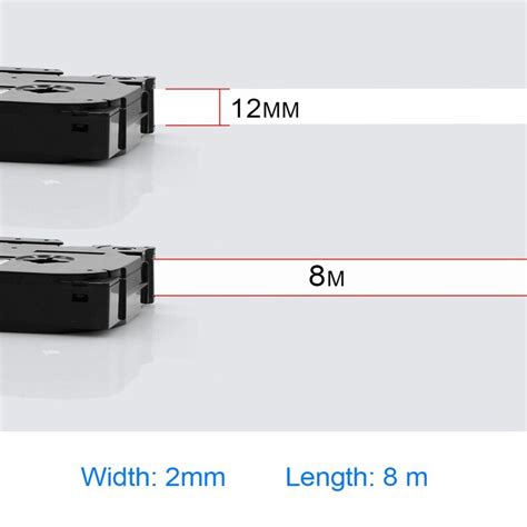 Unistar TZe 335 12mm Compatible For Brother P Touch Tape 12mm White On