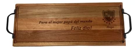 Tabla Para Asado De Eucalipto Personalizada Con L Ser En Venta En