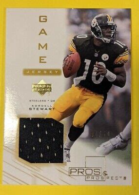 2001 Upper Deck Pros And Prospects Game Jersey KSJ Kordell Stewart EBay