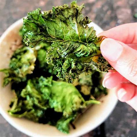 Crispy Kale Chips in Air Fryer or Oven - Profusion Curry