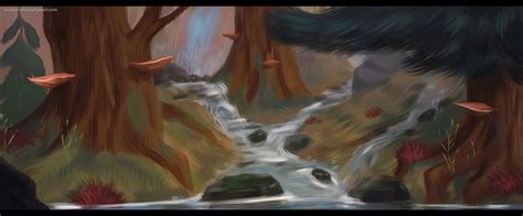 ArtStation - forest environment concept