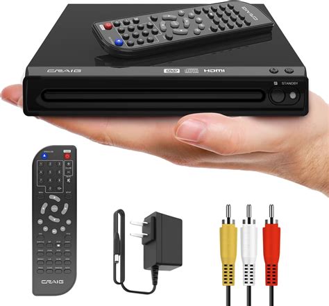 Craig Cvd A Reproductor De Dvd Hdmi Compacto Con Control Remoto En