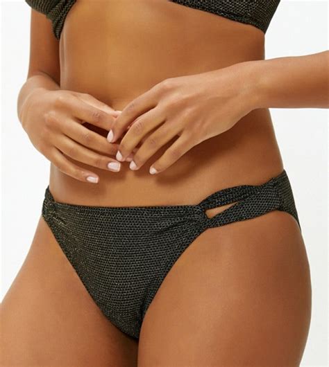 Buy Koton Metallic Bikini Brief In Black Thstreet Bahrain