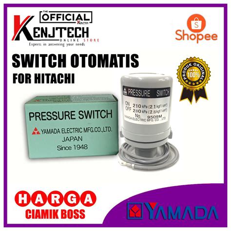 Jual Otomatis Pompa Air Pressure Switch Original Yamada Untuk Hitachi