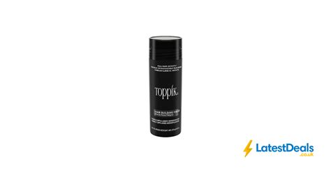 Toppik Hair Building Fibers Powder 27 5g Black £23 99 At Amazon