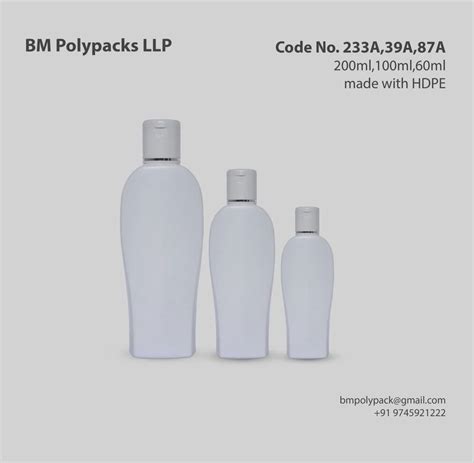 Hdpe Hair Oil Bottle At Rs 2 80 Piece Cosmetic Bottles In Thrissur