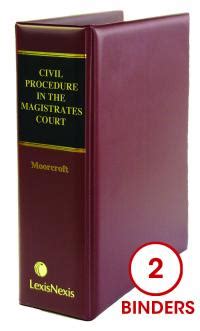 Civil Procedure in the Magistrates Courts | LexisNexis SA