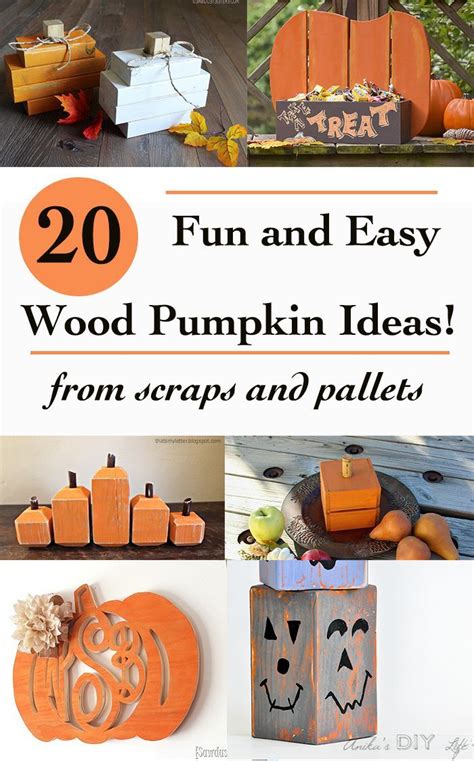 21 Inspiring Diy Wooden Pumpkin Ideas For 2020 Anikas Diy Life