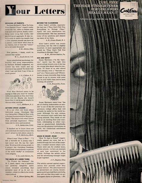 Seventeen 1968 06 10 Your Letters Curl Free Ipolani Flickr