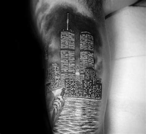 70 Bright City Skyline Tattoo Designs For Men 2024 Guide Skyline