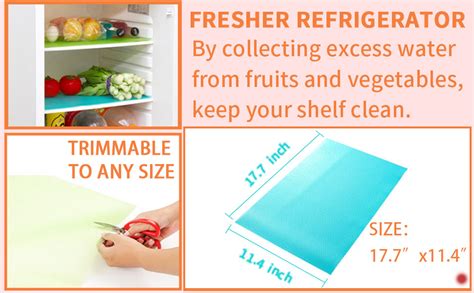 Amazon 16 Pcs Refrigerator Liners CR Washable Mats Covers Pads