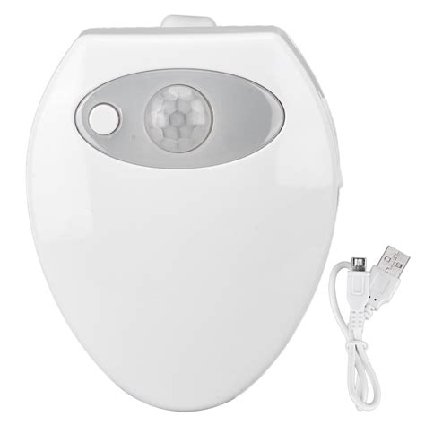 Toilet Light Automatic Color Change Smart Sensor Dual LED Ceramic ...