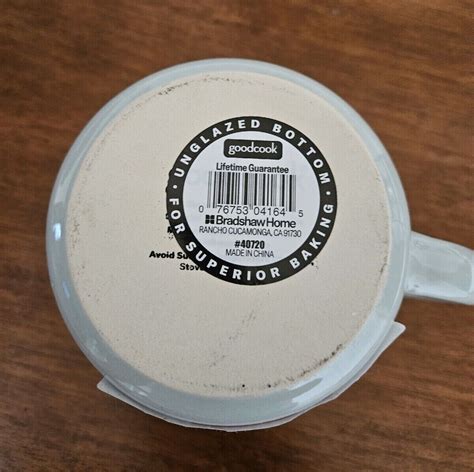 Goodcook Stoneware Vented 4 5 Mug Gray 20 Oz Soup Beverage EBay