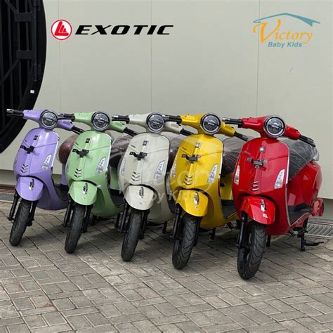 Jual Sepeda Motor Listrik Exotic Sprinter Prime Vespa Scooter Matic