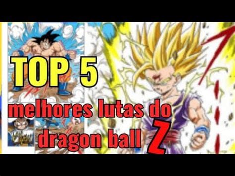 top 5 melhores lutas de dragon ball Z na minha opinião YouTube