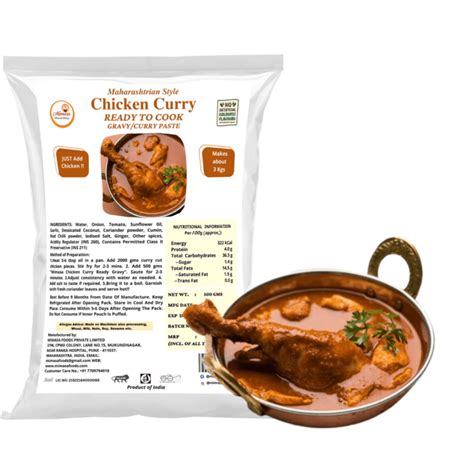 Buy Mimasa Maharashtrian Style Chicken Curry Ready to cook Gravy/Curry ...