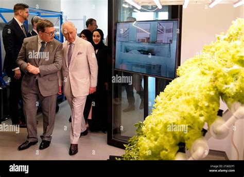 King Charles Iii During A Visit To The Heriot Watt University Dubai