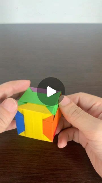 𝘿𝙞𝙚𝙜𝙊𝙧𝙞𝙜𝙖𝙢𝙞 on Instagram: "Cubo / Cube + origami #origami #geometry # ...