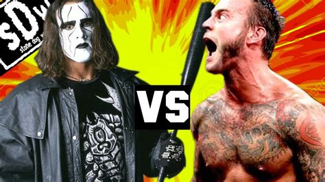 Wrestling Dream Matches That Never Happened Sting VS CM Punk WWE VS