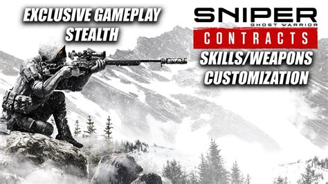 Weapon Customization Skills Gameplay Sniper Ghost Warrior Contracts