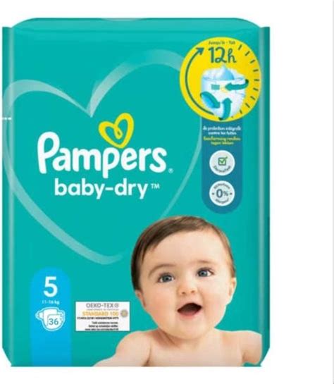 Pampers Baby Dry Luiers Maat 5 11 16 Kg 36 Stuks Bol