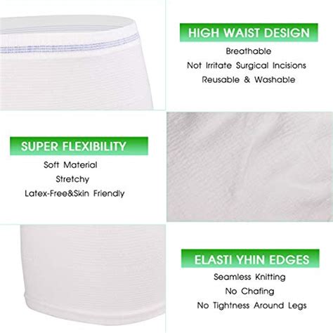 4 Pack Mesh Panties Postpartum Hospital Mesh Underwear Postpartum