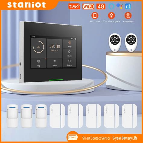 Staniot Wireless Wifi G Smart Tuya Allarmi Di Sicurezza Per La Casa