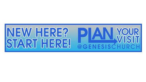 Plan Your Visit — Genesischurch