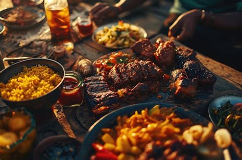 Premium AI Image South African Braai Day Celebrating Traditional Food