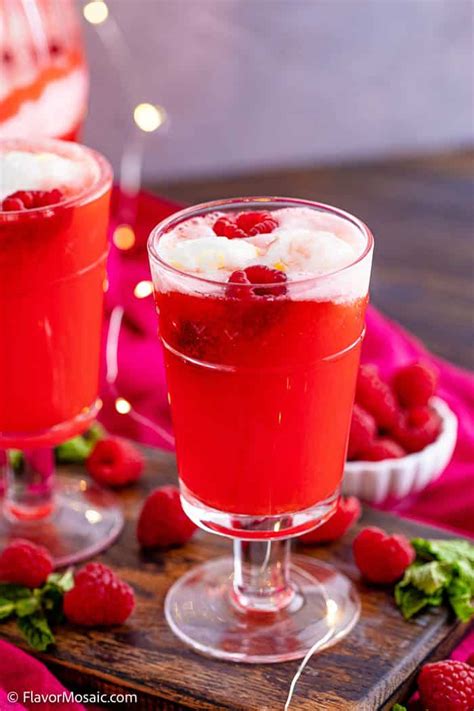 Christmas Punch With Sherbet Flavor Mosaic