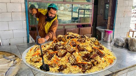 KABULI PULAO RECIPE 200 KG Giant Rice Meat Prepared Peshawar