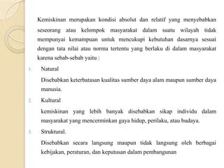 ekonomi pembangunan kemiskinan pptx