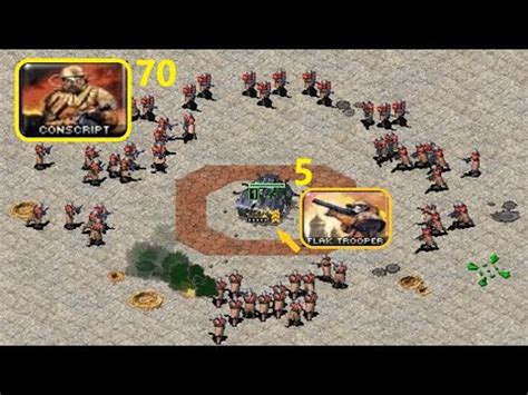 Conscripts Vs Flak Battle Fortress Red Alert 2 YouTube